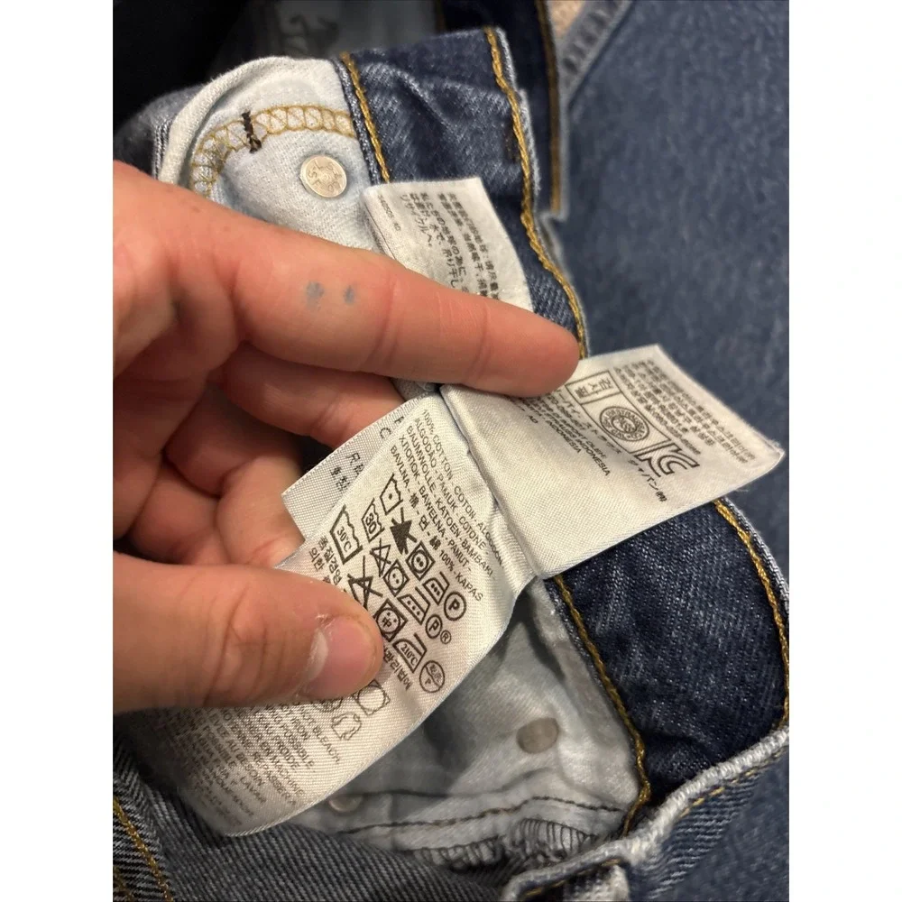 Levis 505 Jeans Mens 36x29 Regular Straight Cowboy Rodeo Ranch Farm Western